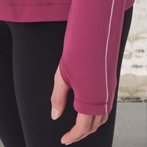 Mondetta NWT Ladies' Long Sleeve Active Top Red Size XL - Picture 3 of 8